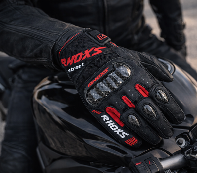 Guantes de moto rhoxs